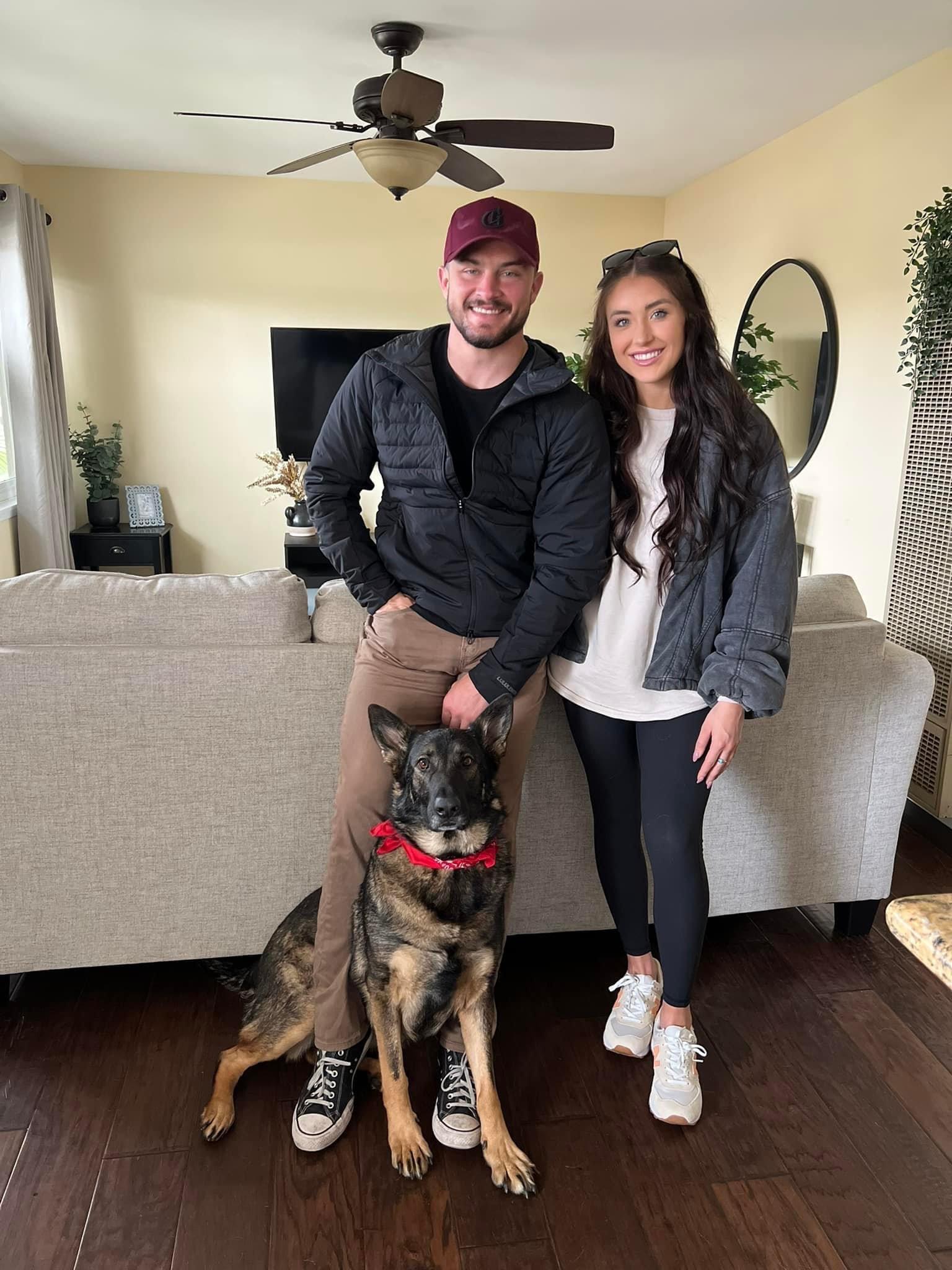 Our first home together in San Diego, CA