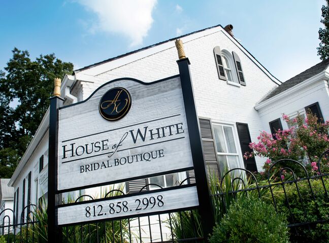 White 2024 bridal house