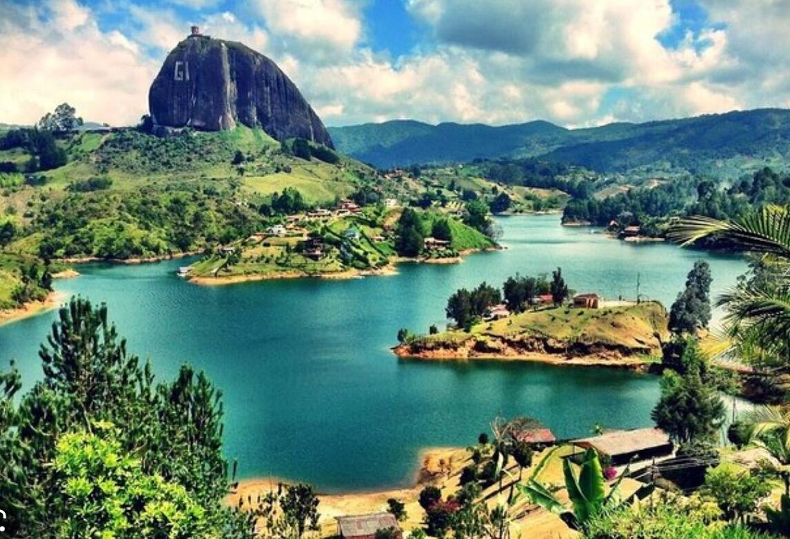 Guatape is a small town outside of Medellin that encompasses many natural attractions, the most famous one known as la Piedra del Peñol. This giant granite rock formation situated in the middle of a giant lake takes 650 steps to reach the top, where you can see the sweeping views of the area. This guided tour will take you to the following areas: Pueblo de Guatape, Malecon, Piedra del Peñol, Represa de Guatape. 