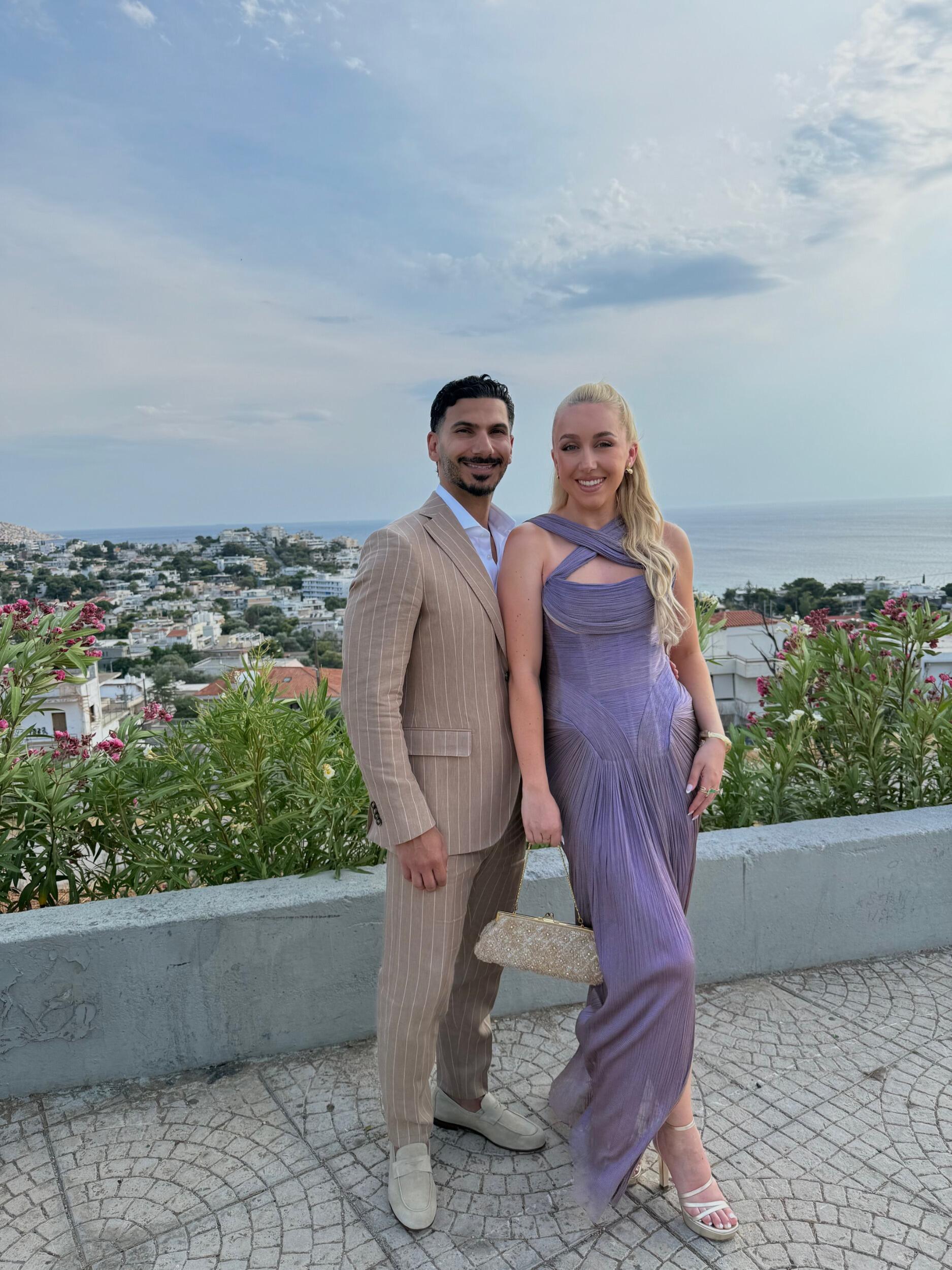 Melissa's cousin Athena's wedding in Greece.