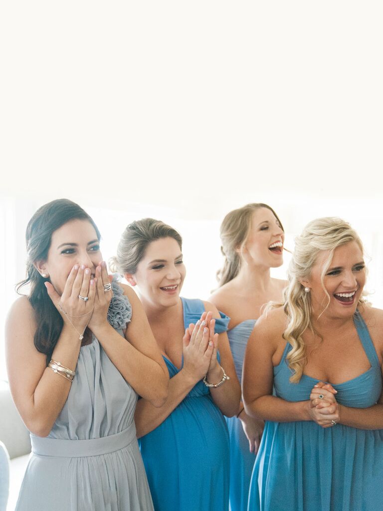 bridesmaids first looks