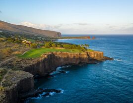 Golf course in Lana'i, Hawaii.