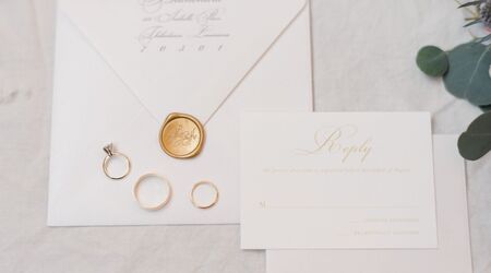 RSVP Wax Seal in Antique Gold Pack of 10 Wax Seals by Abby Choi