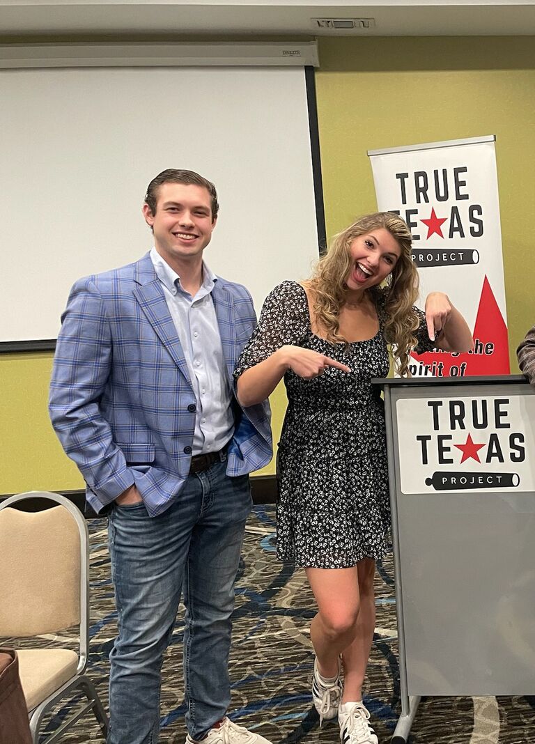 Sage and Lily reconnected in January 2024 at a True Texas Project event where Lily (again) was the speaker.