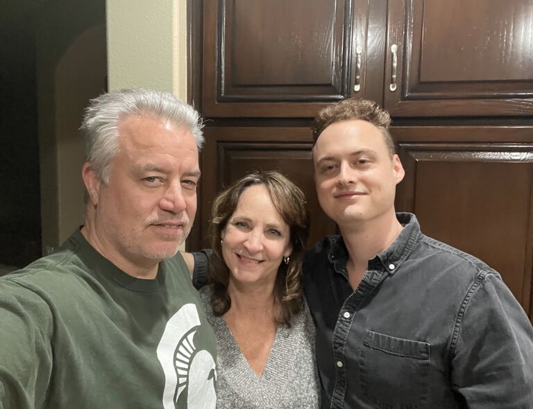 Steven asked Dan and Donna for their blessing to marry Kiley. After some shared tears and hugs, they celebrated with a nice bottle of wine.