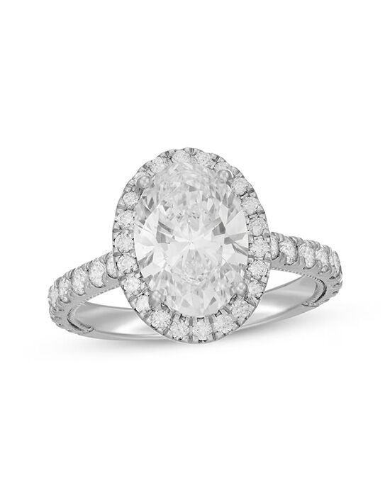 Neil Lane Neil Lane Artistry Oval-cut Lab-created Diamond Engagement 