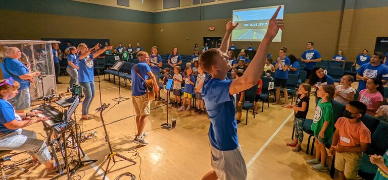 Everything began one fateful week in June of 2022. After one night of serving together at VBS, Alexandra and Stefan Nitzschke approached me (Luke) with a wonderful question: "Have you considered talking more to Rebecca Merkel?"
