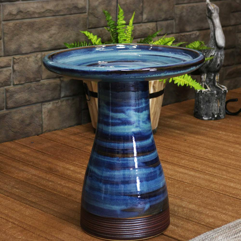 Ceramic Bird Bath