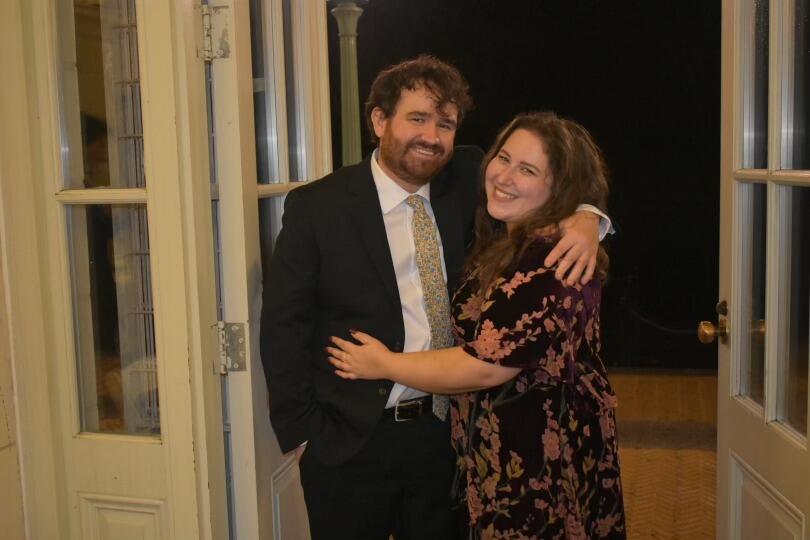 Attending a wedding together! (Don't worry, Gabrielle was taking notes.) 
