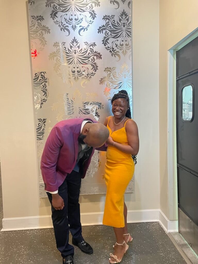 Always making each other laugh ehe :)