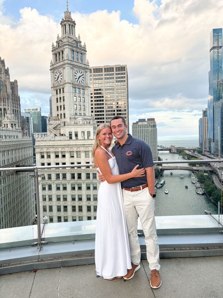 We got to explore Chicago while Luke was doing job training there! One of our absolute favorite memories together.