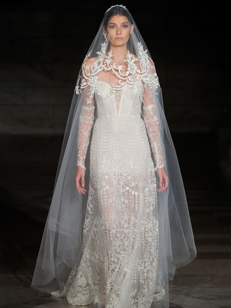 Reem Acra Fall 2019 Collection: Bridal Fashion Week Photos