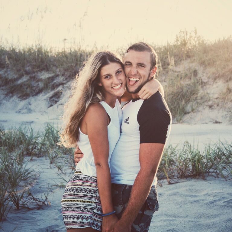 & our first vacation with his family, in the Outer Banks!