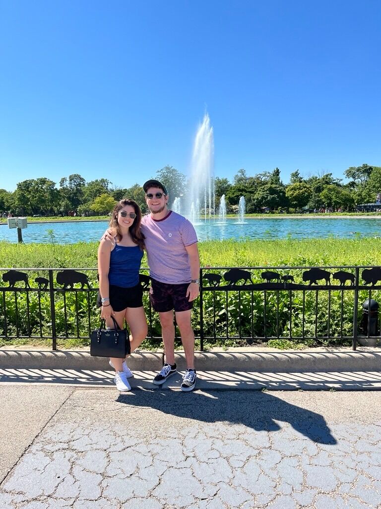 Annual zoo trip! In honor of the Groom's father - Rob.