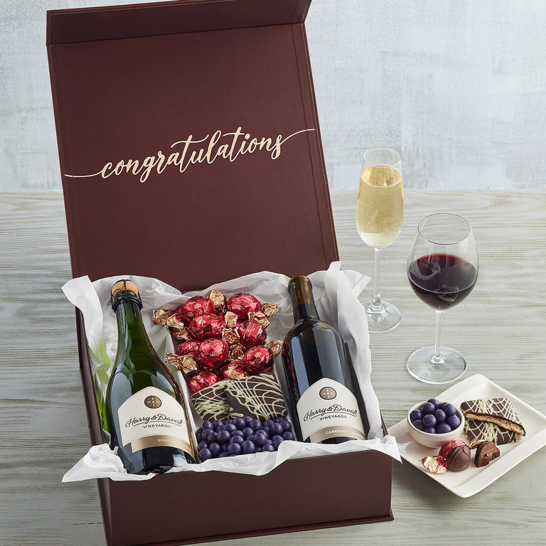 wine gift box for your sister's engagement