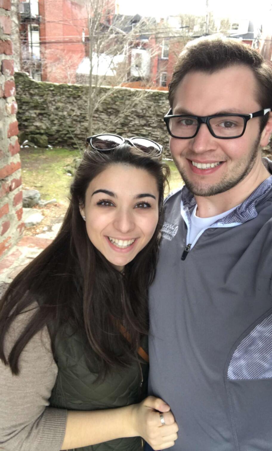 Our first Valentine's Day together!