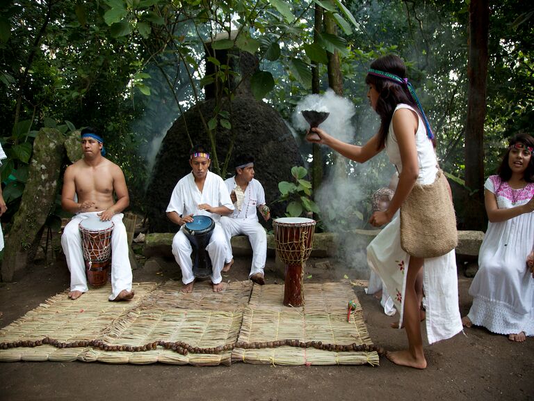 Temazcal ceremony.