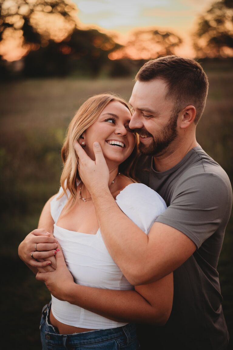 The first professional photography session of us- not knowing we were pregnant.