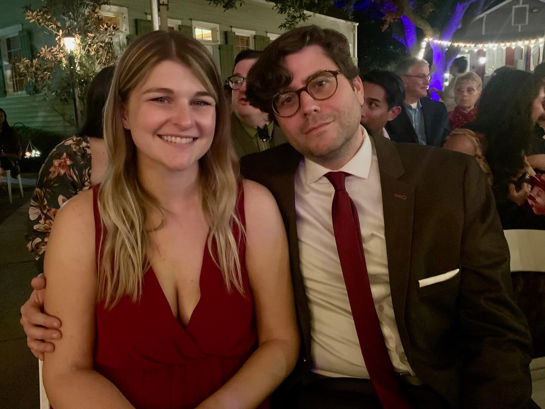 At Matt's wedding in New Orleans