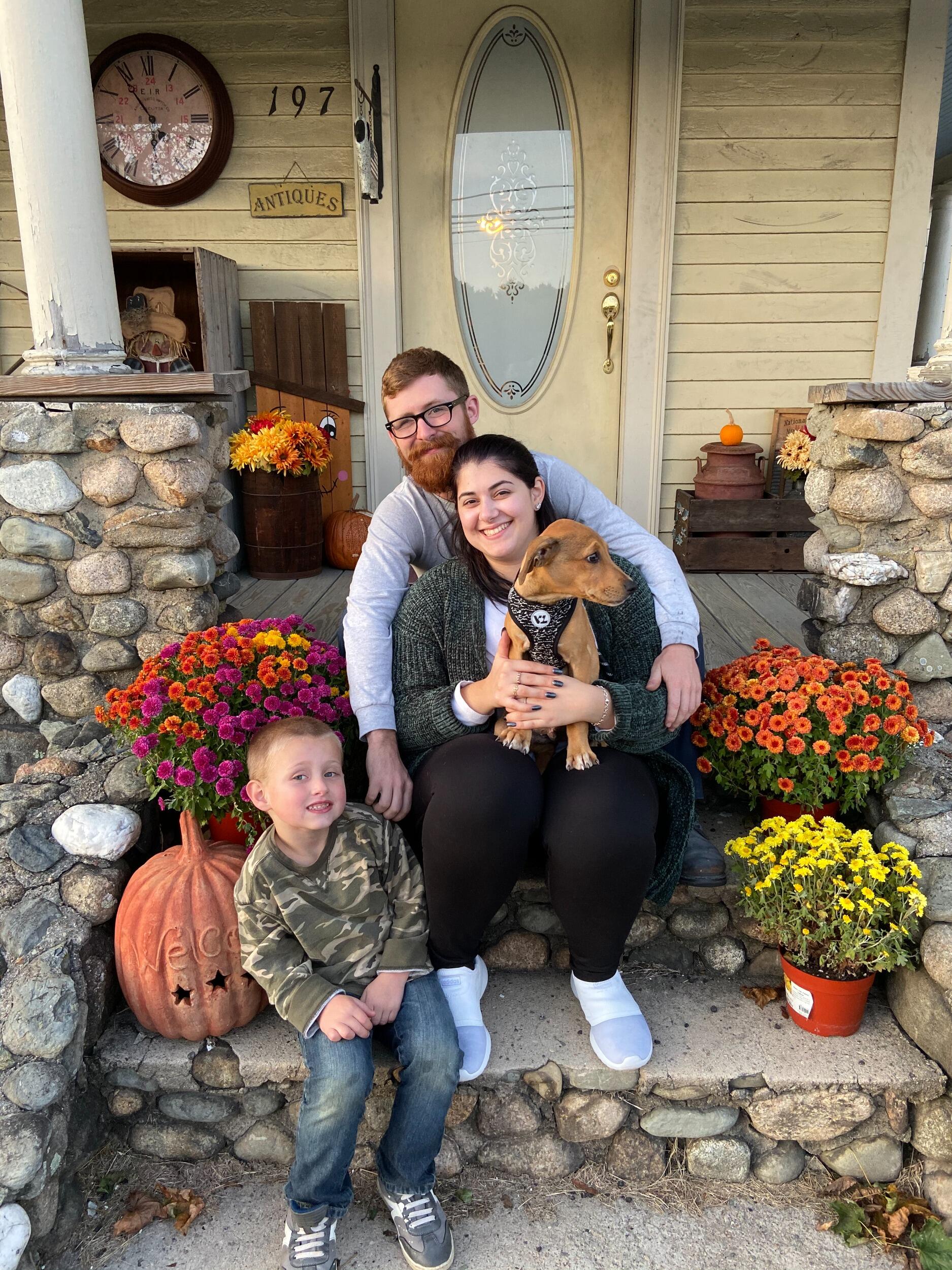 Our first dog, Austin!