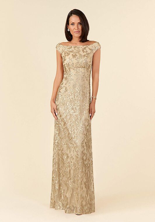 Azazie Azazie Porcelain Lace in Champagne Mother Of The Bride Dress