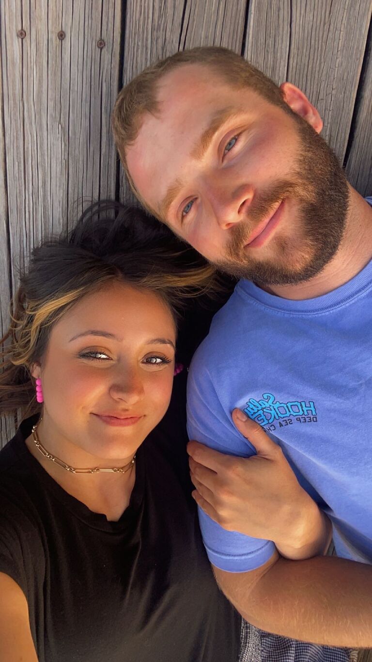 He took me to the dock at the lake & we watched the sunset together 