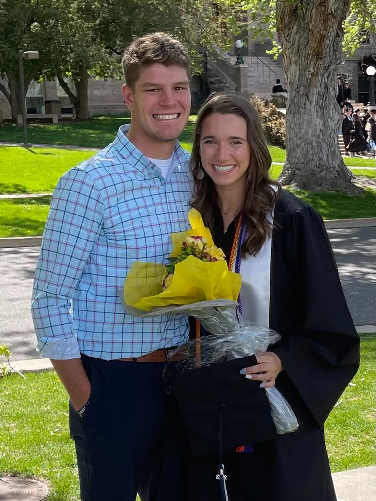 Megan's undergrad graduation