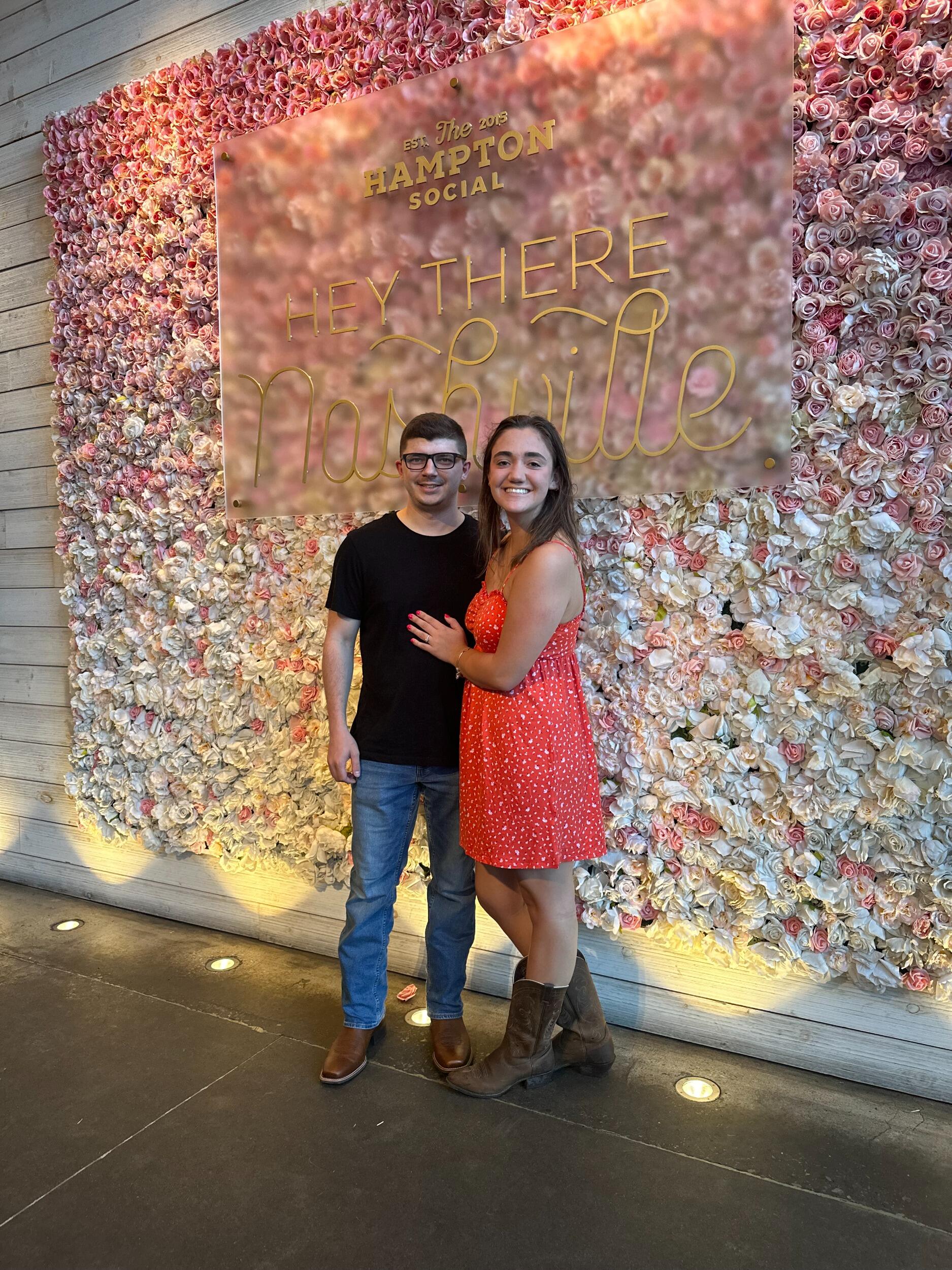 Marissa and David traveled to the birthplace of country music, Nashville, Tennessee! This was a trip that was originally planned as a birthday gift from Marissa to David, but also served as a chance to celebrate their engagement. 