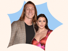 Jacksonville Jaguars quarterback Trevor Lawrence with wife Marissa on beach