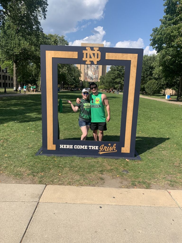 Being at Notre Dame has had many perks including being able to attend many football games.