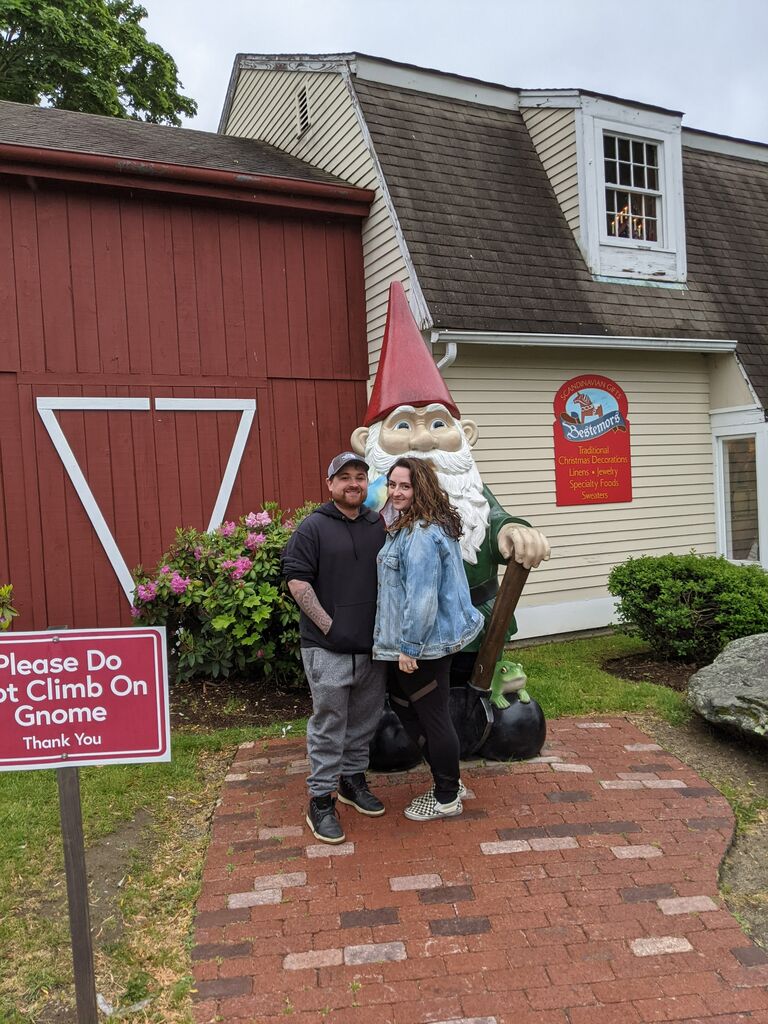 Our first REAL date in Mystic, CT. Dating during COVID was hard.