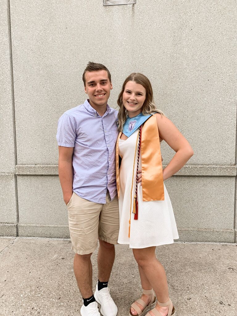 I graduated and knew that I would be back in Dayton in the fall to start college at Wright State. Having Zac there was just an added plus!