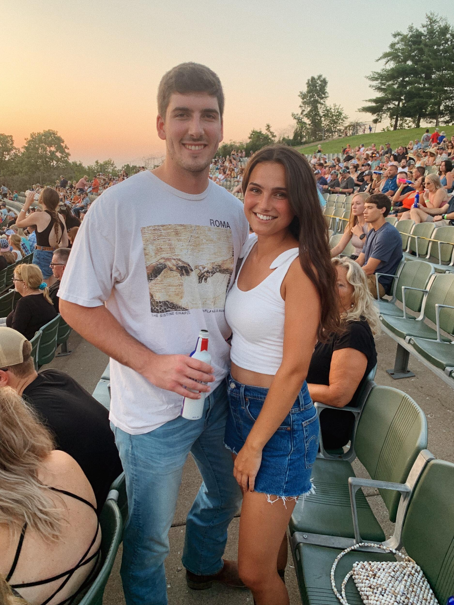 Just one of the many country concerts we've gone to together! 