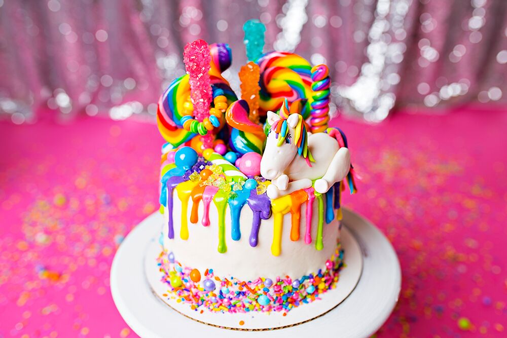 90s Theme Party Cake