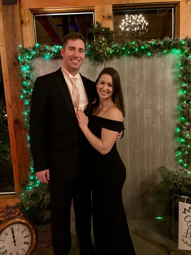 Mike promised they'd spend this New Years together and delivered. They brought in the new year at Justin and Taylor's wedding.
