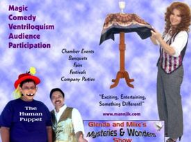Glenda & Mike's Comedy Magic (Plus) Ventriloquism - Comedy Magician - Hutchinson, KS - Hero Gallery 1