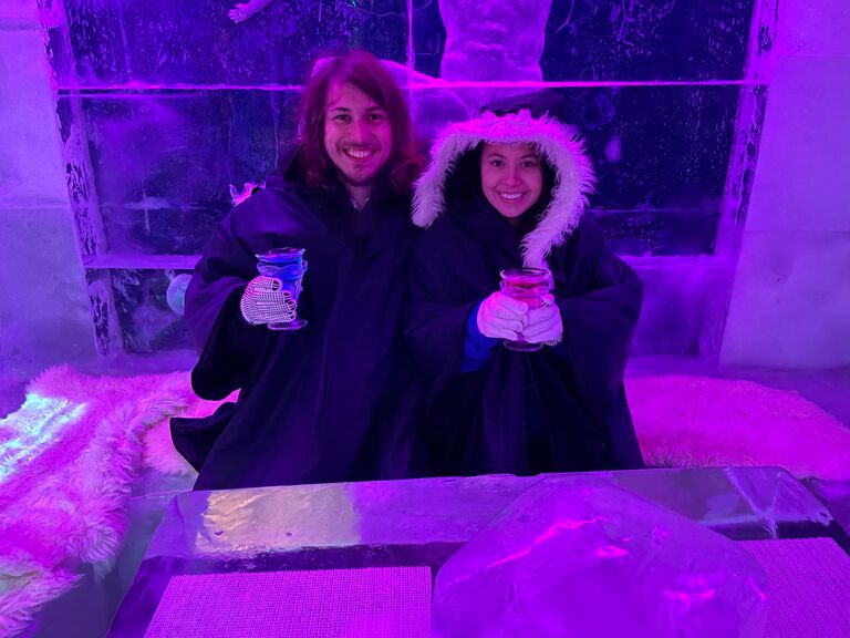 Ice Bar in Bergen, Norway.