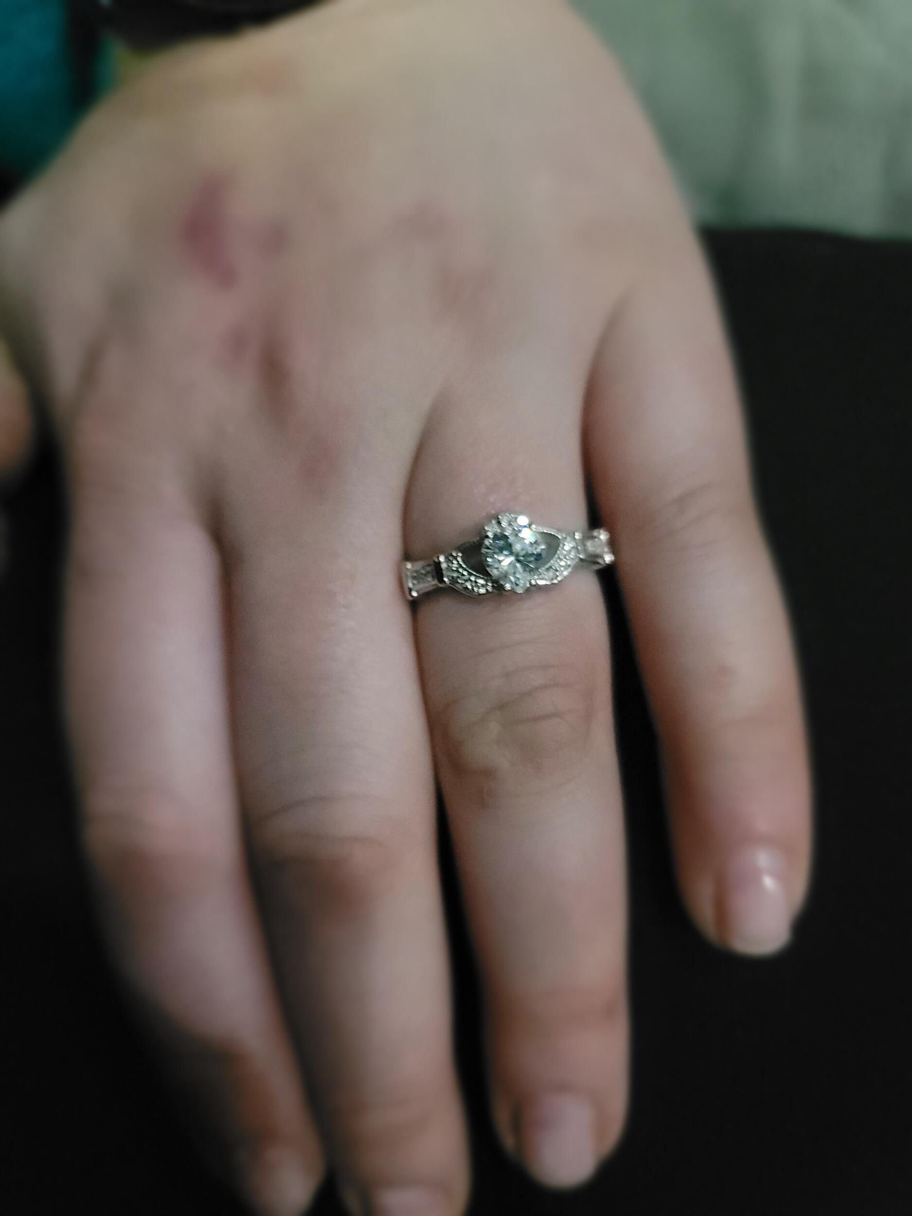 Christmas Morning when Casey Proposed 