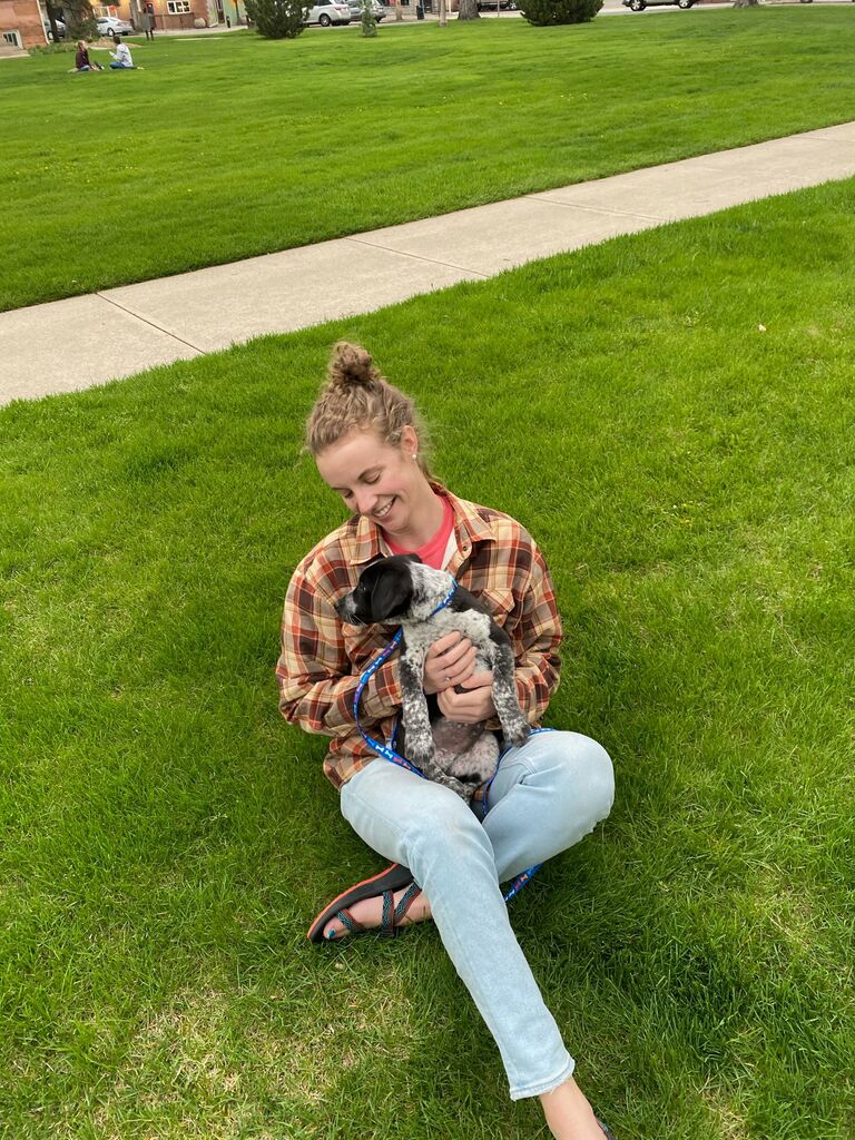 We drove all the way to For Collins, CO to pick up our dog, Cash! 