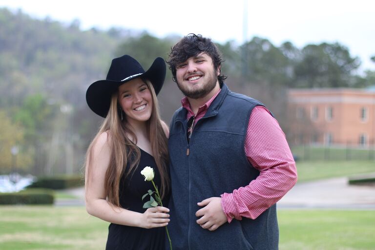 We went to our first adpi event together! 