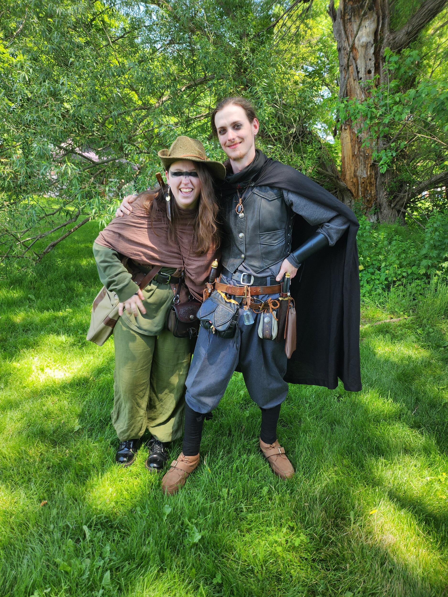 Another successful faire! It was last minute, but it was such a fun time for the both of us, shared with our (soon to be) close friends.
