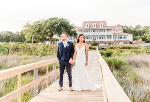 These Childhood Sweethearts Tied the Knot in a Colorful, Industrial-Style  Wedding in South Carolina