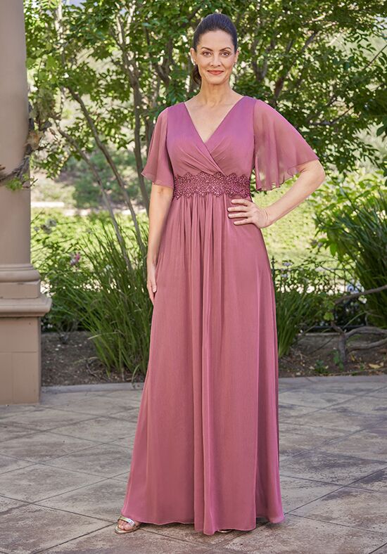 pink mother of the bride dress