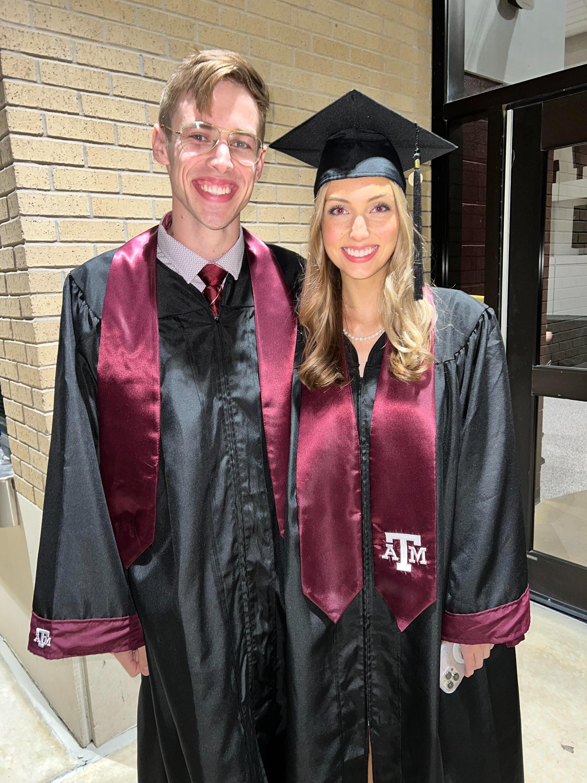 Officially former Aggies!