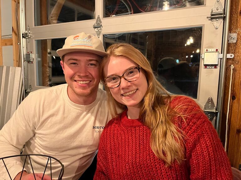 Trace surprises Kendra in Michigan for Christmas