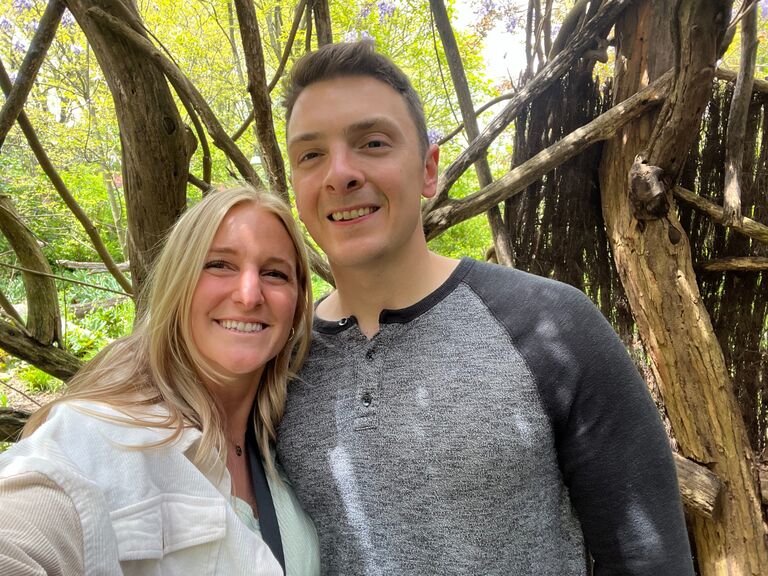 The day we made it official — and celebrated at the Bronx Zoo! Because nothing says ‘I’m yours’ like watching the baby sea otters. 🦦