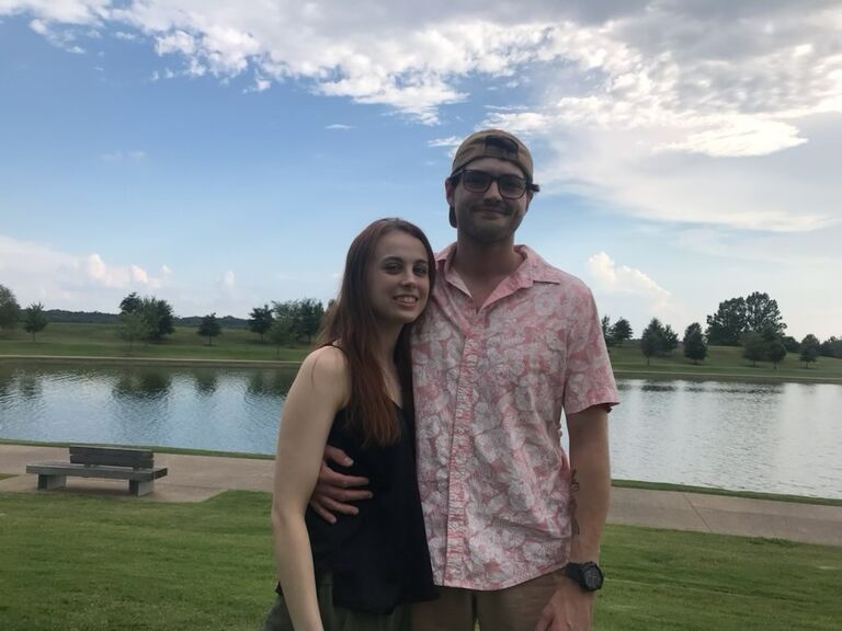 We moved into our first apartment together.