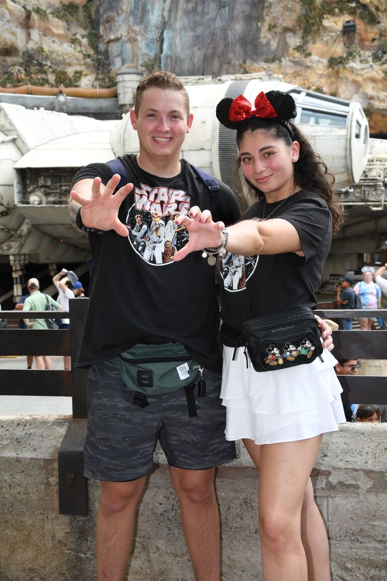 Our first trip. Devon's first time at Disney.
