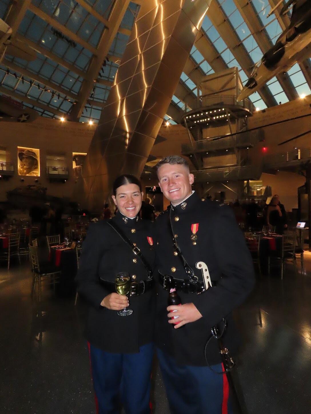 Their first Marine Corps Ball while at The Basic School in Quantico, VA!