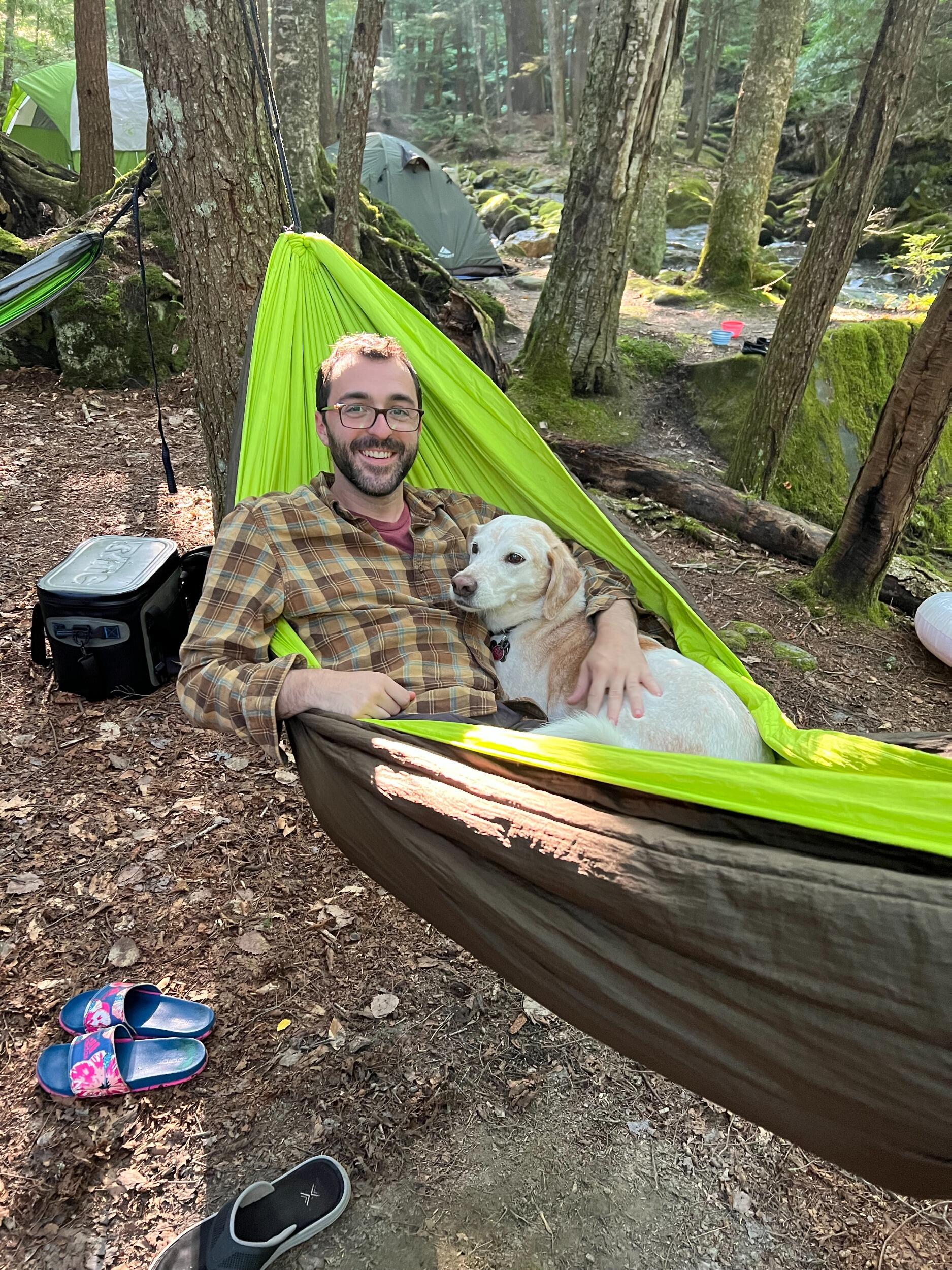 During the summer months, they bonded over their shared love of camping and enjoyed many outdoor adventures around the beautiful state of Vermont. 